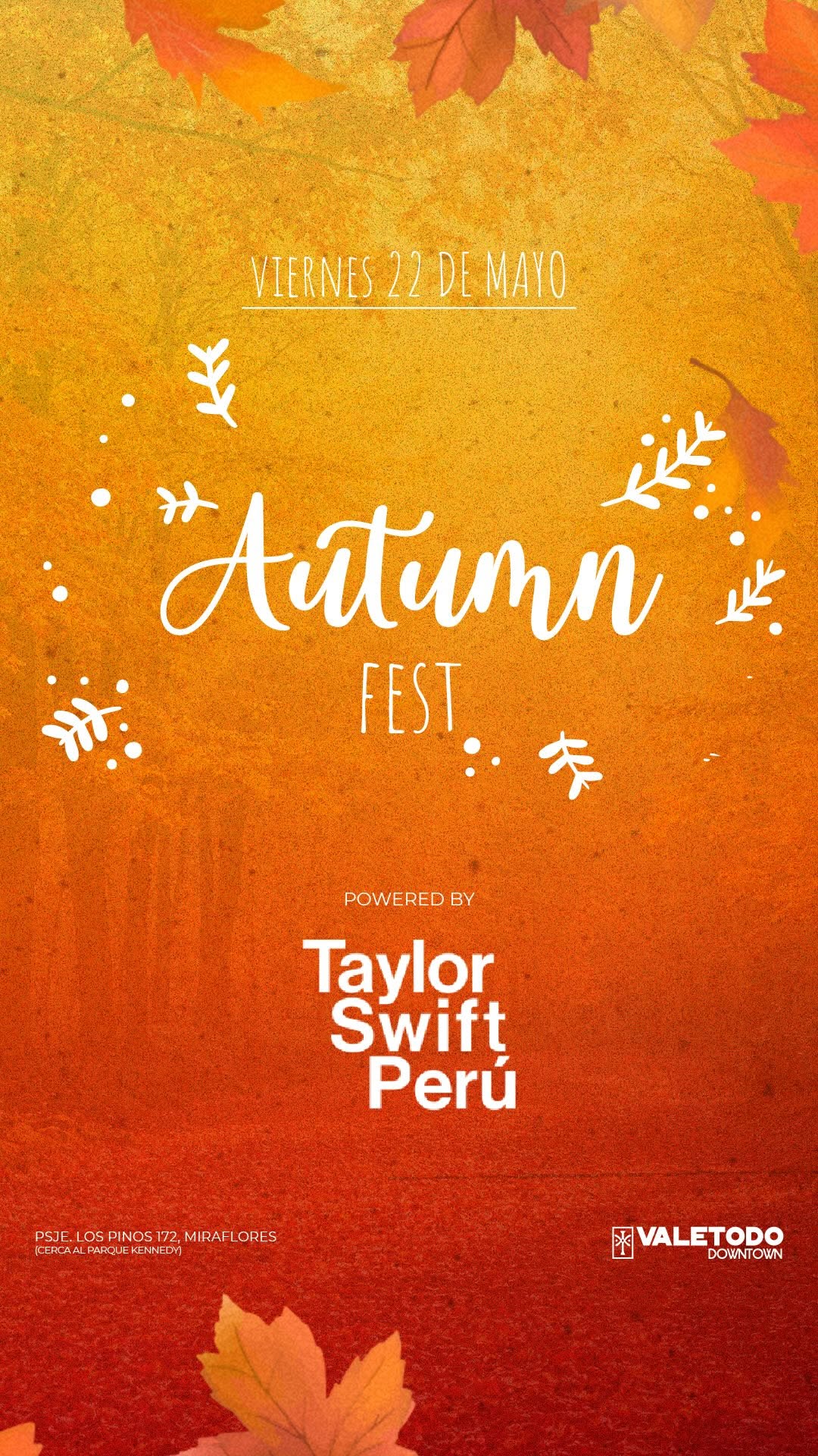 🍂 El otoño llegó… y viene con una noche llena de nostalgia,

Este viernes 22 d