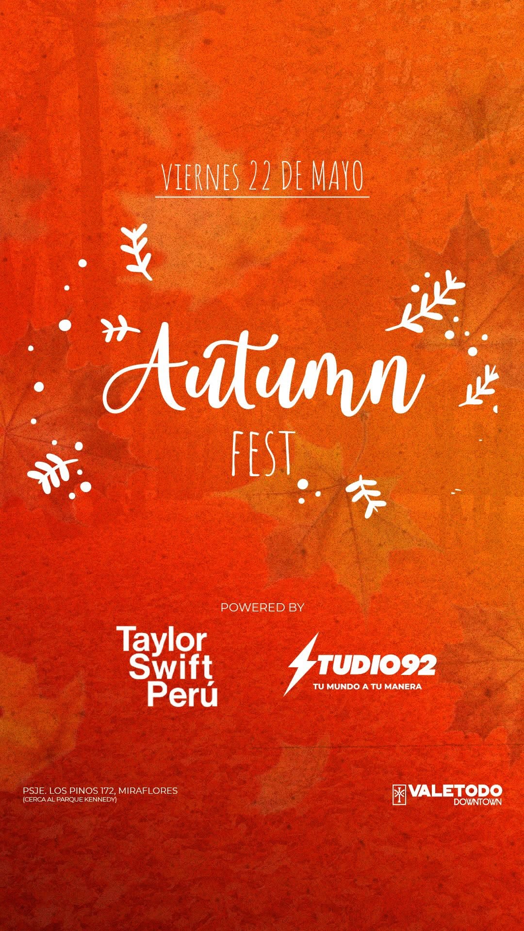 🍂 El otoño llegó… y viene con una noche llena de nostalgia,

Este viernes 22 d