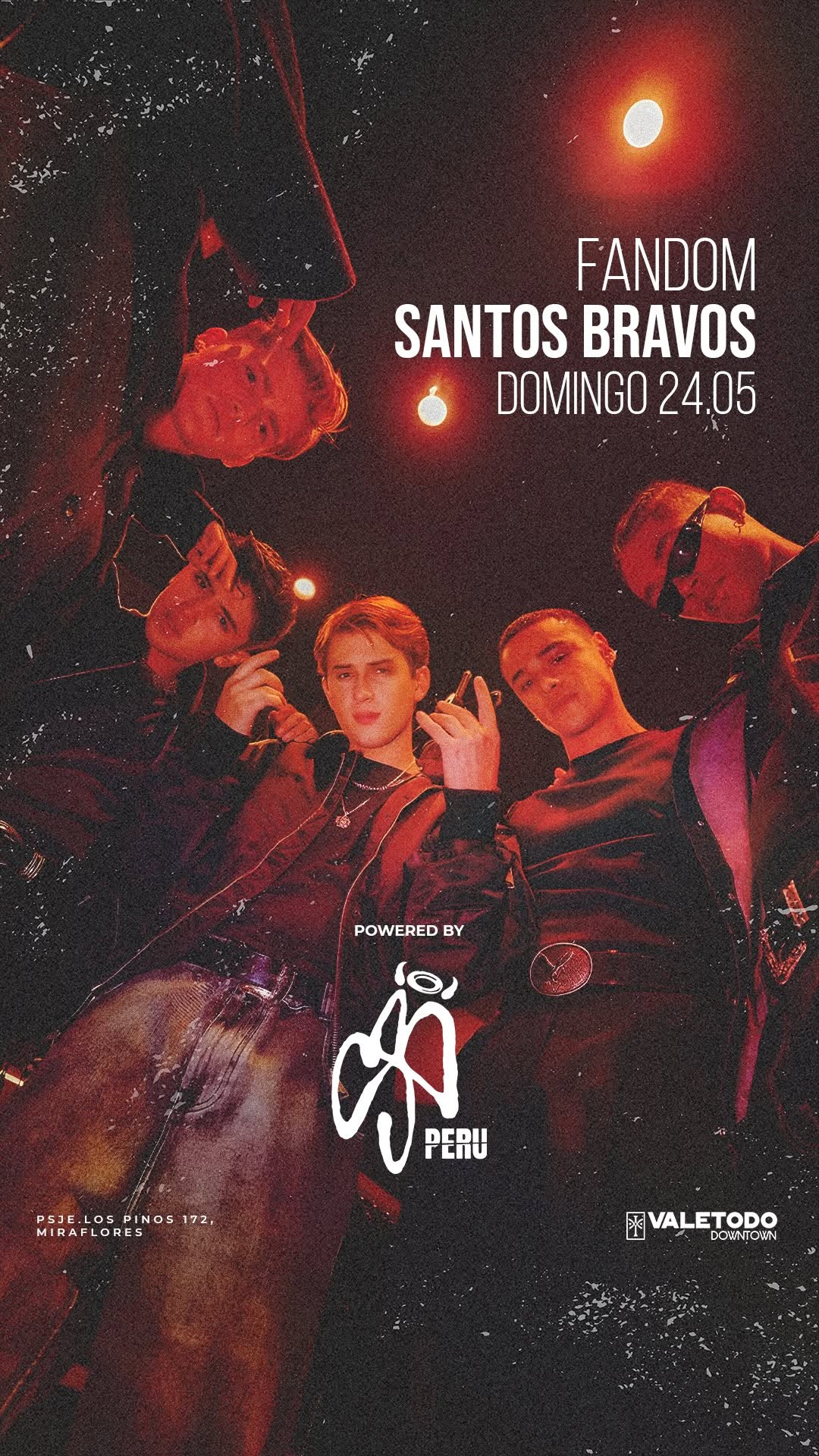 FANDOM: SANTOS BRAVO 🔥

Este domingo la noche tiene soundtrack propio.
Ven a 