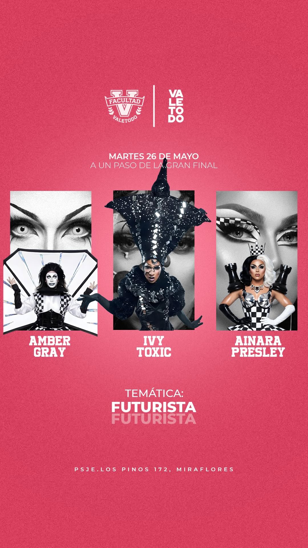 Solo 1 será la ganadora

3 reinas.
Solo 1 ganadora .
Una sola noche para dem