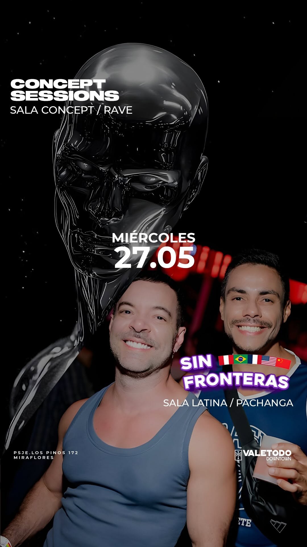 🌍✨ UNA NOCHE SIN FRONTERAS ✨🌍

Dos mundos, dos vibes y una sola misión: bailar