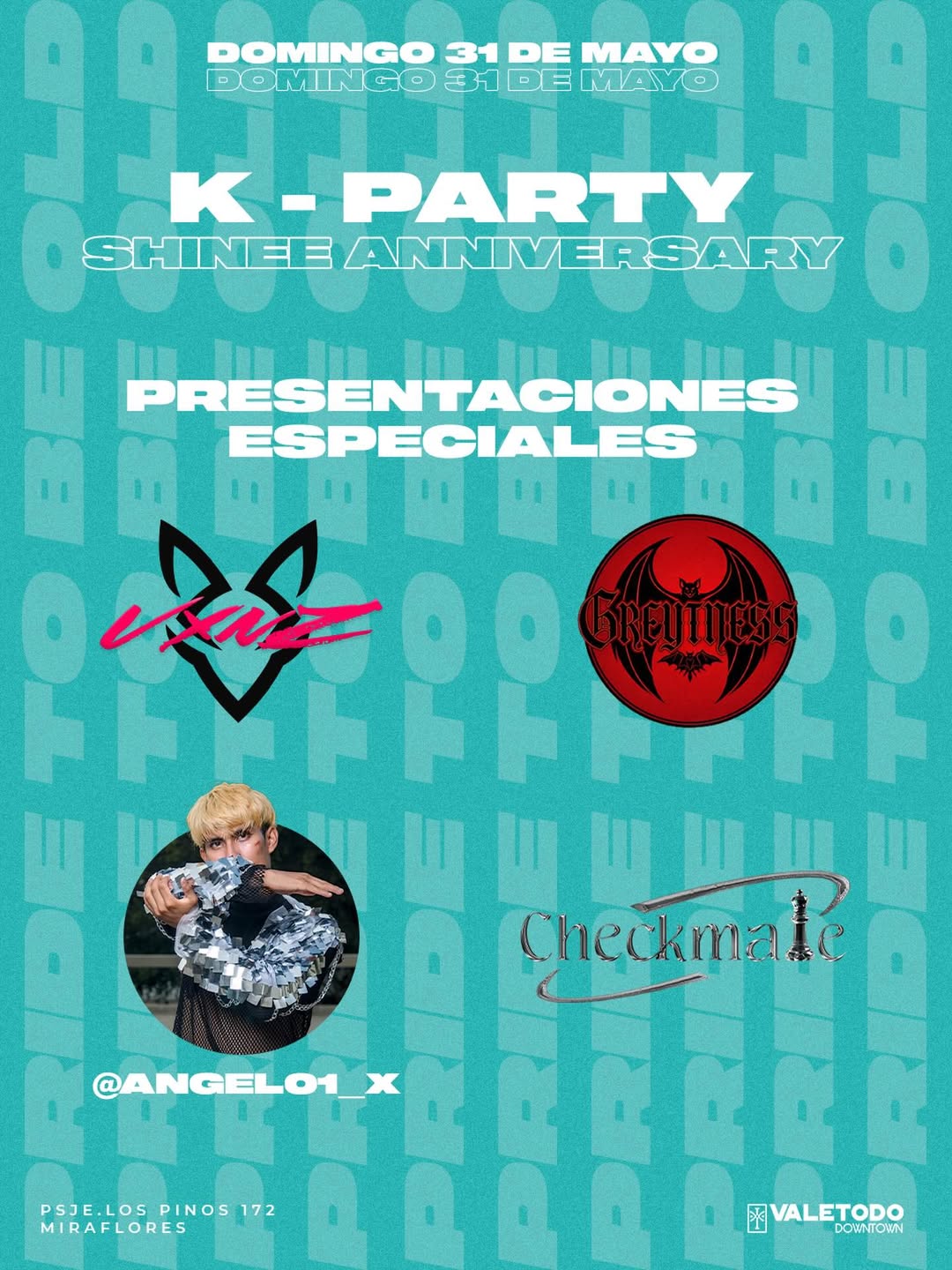 Este domingo 31 de mayo celebramos a lo grande el aniversario de K-PARTY en Vale