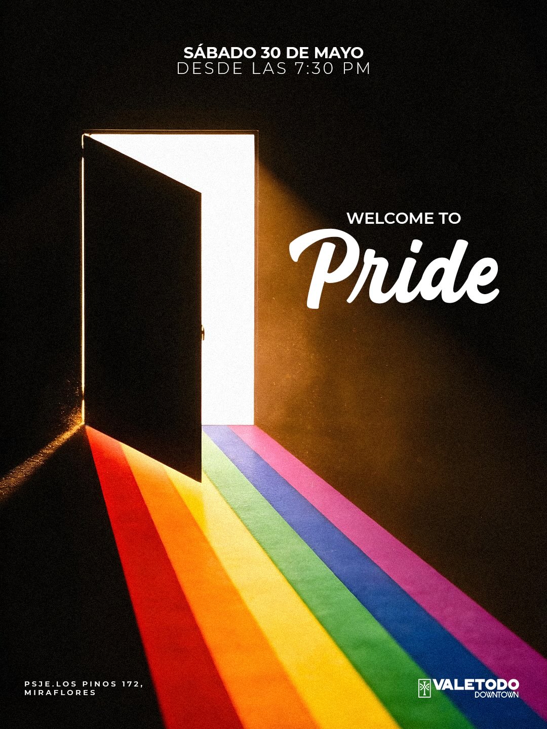 🌈La puerta está abierta…
y esta noche el orgullo se vive sin límites. 💖

Bien