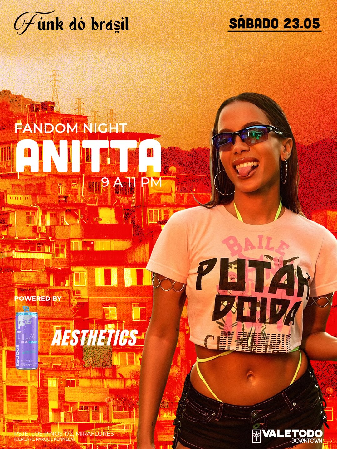 🔥 FANDOM NIGHT: ANITTA 🔥
Una noche para las verdaderas bad girls del funk brasi