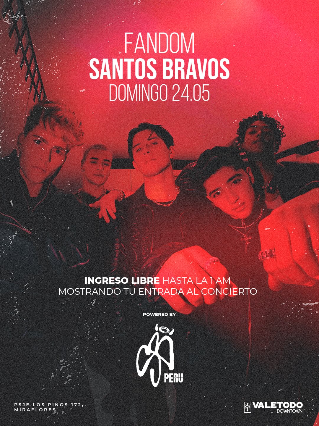 FANDOM: SANTOS BRAVO

Este domingo la noche tiene soundtrack propio.
Ven a gr