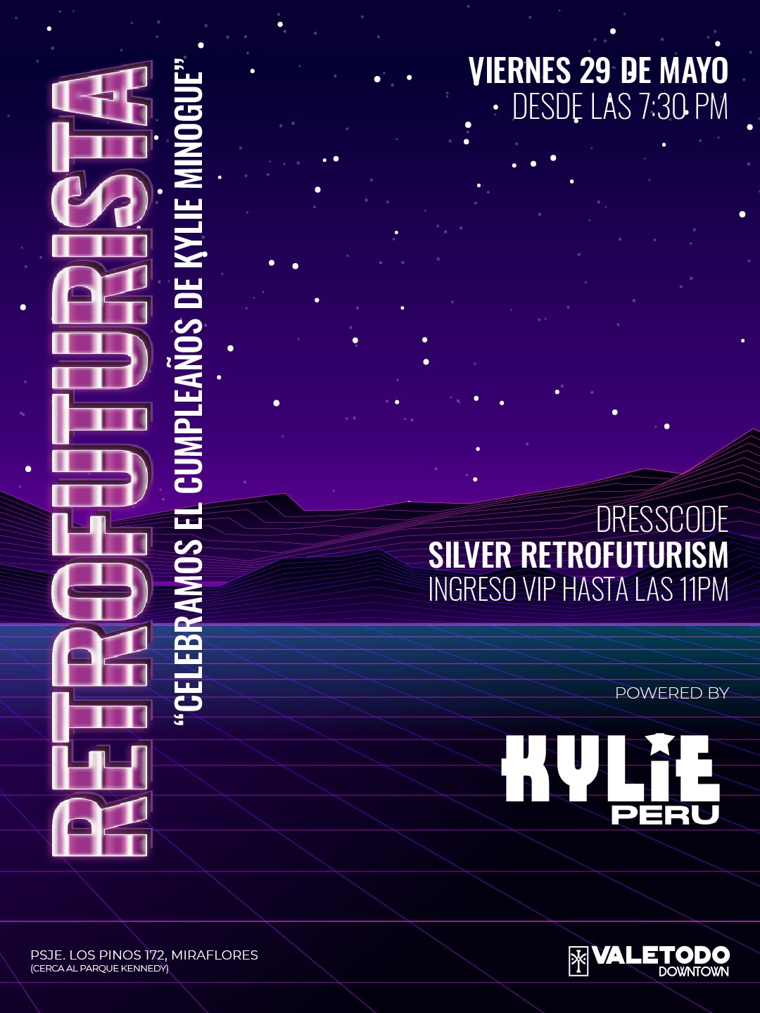 Una noche para viajar entre el glamour, el pop y el futuro…

Este viernes cele